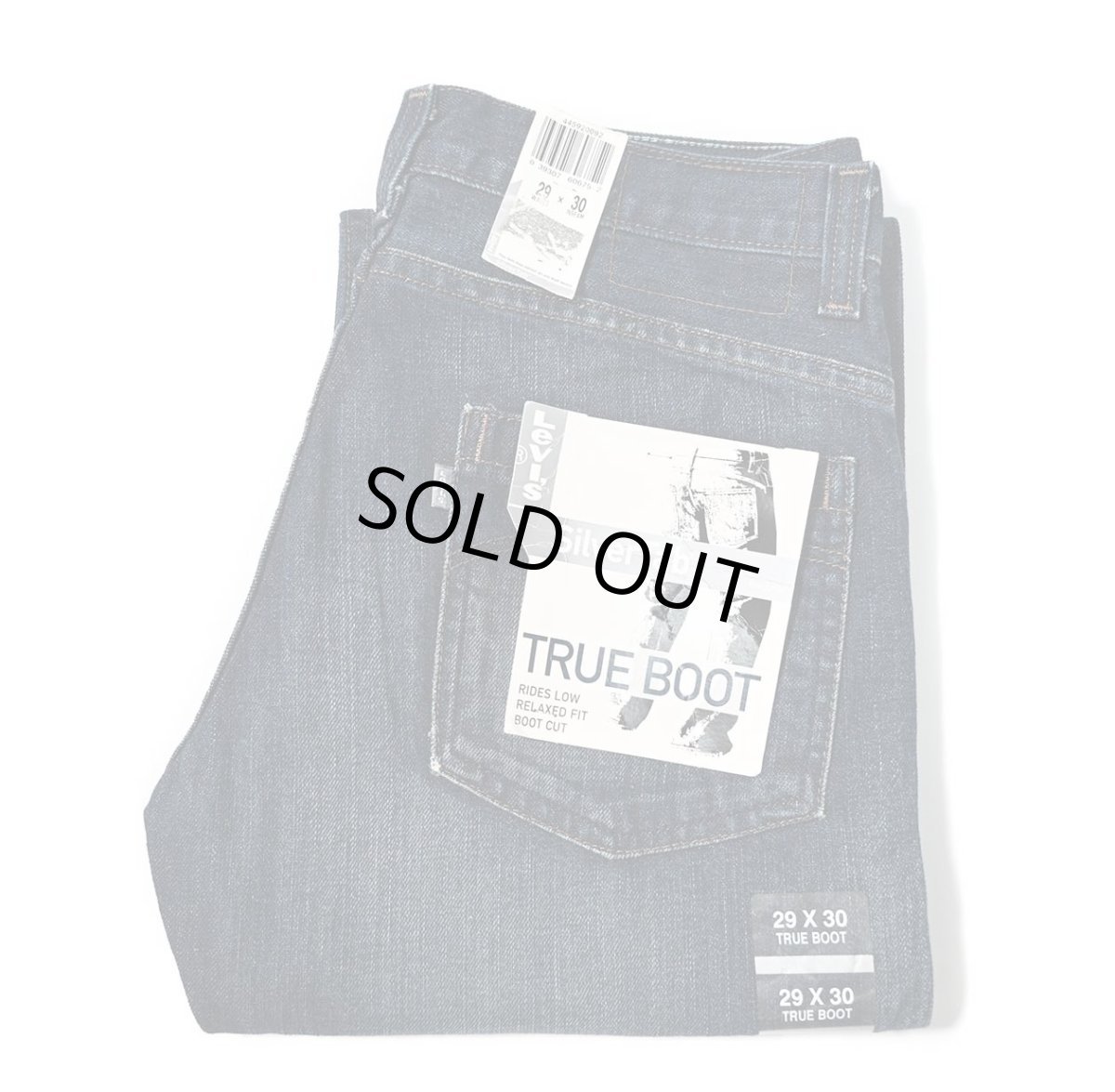 画像1: 00s Deadstock Levi's Silver Tab True Boot Denim Pants #0092 リーバイス (1)