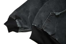 画像5: 15' Used Carhartt Duck Thermal Lined Active Jacket Black made in USA (5)