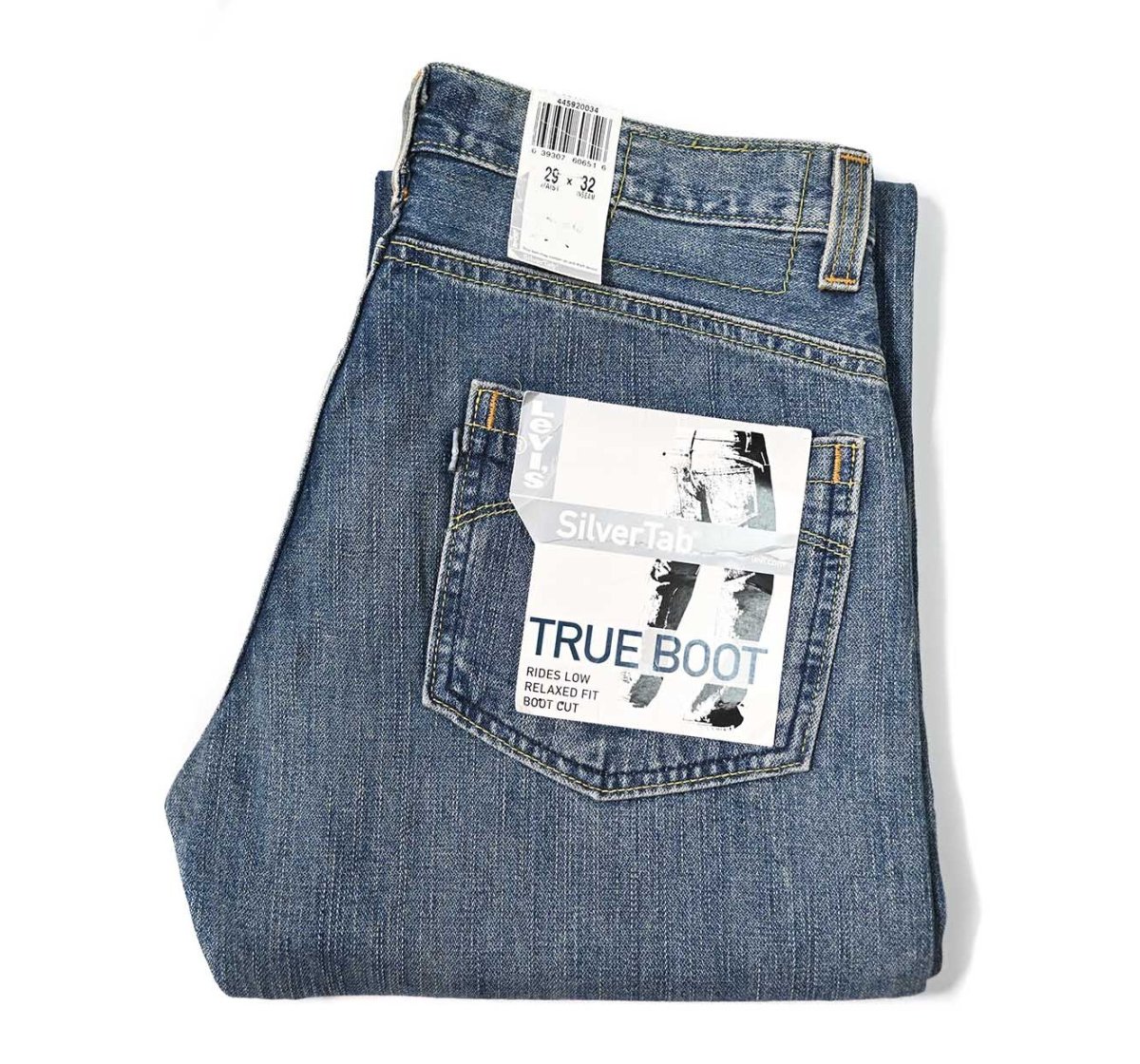 画像1: 00s Deadstock Levi's Silver Tab True Boot Denim Pants #0034 リーバイス (1)