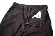 画像5: 13' Used Carhartt B151 Canvas Utility Work Pants Black カーハート (5)