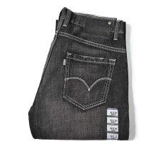 画像1: 00s Deadstock Levi's Silver Tab Boot Denim Pants Black リーバイス (1)