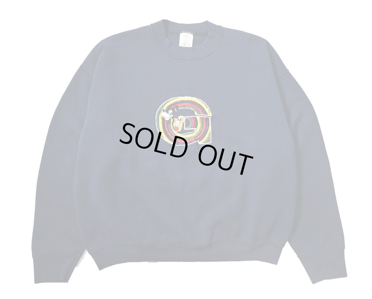 画像1: 90s Used Disney Embroidered Sweat Shirt made in USA (1)