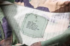 画像5: 93' Used Us Military Painted BDU Coat Woodland Camo (5)