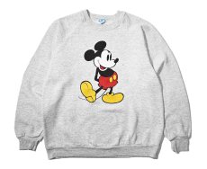 画像1: 80-90s Used Disney Raglan Sleeve Sweat Shirt made in USA (1)