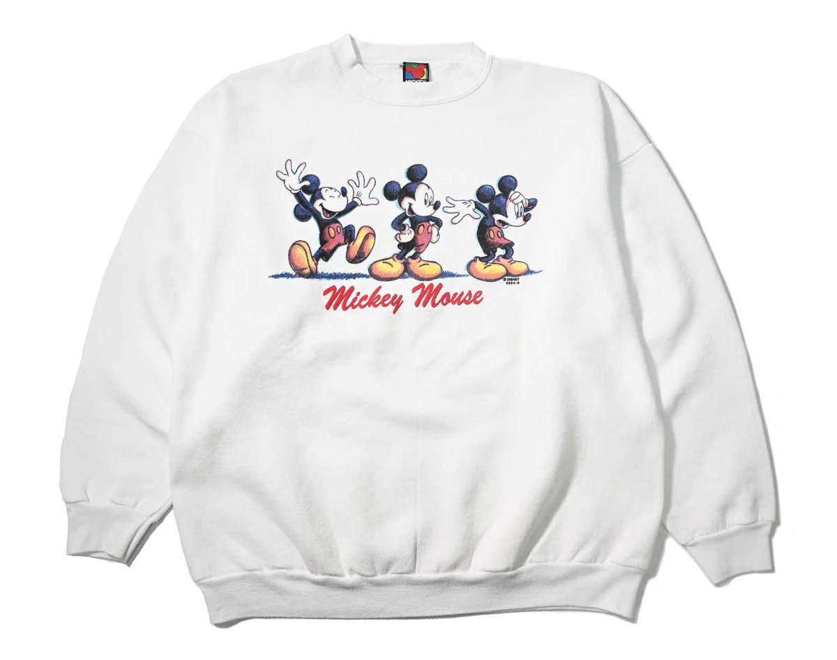 画像1: 90s Used Disney Print Sweat Shirt (1)