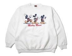 画像1: 90s Used Disney Print Sweat Shirt (1)