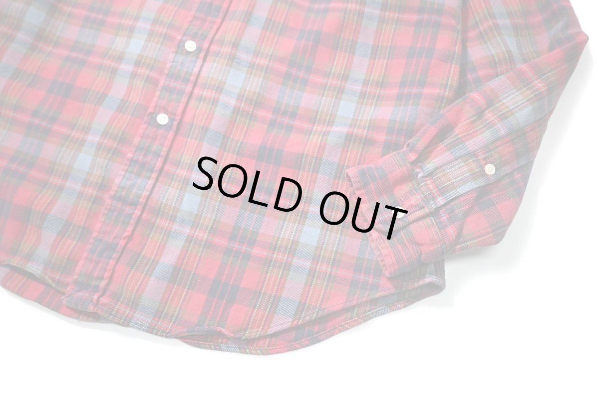 画像3: 90-00s Used Ralph Lauren Flannel B/D Shirt "Classic Fit" (3)