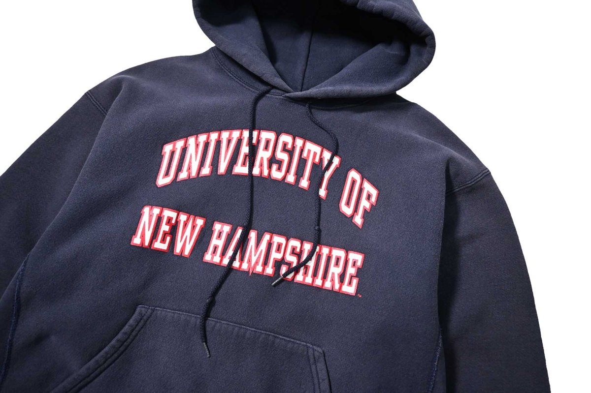 画像2: 90-00s Used Lee College Sweat Sweat Hoodie "University of New Hampshire" 両面プリント (2)