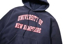 画像2: 90-00s Used Lee College Sweat Sweat Hoodie "University of New Hampshire" 両面プリント (2)