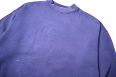 画像2: 80-90s Used Fruit of the Loom Blank Sweat Shirt Fade Purple made in USA (2)