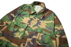 画像3: 81' Used Us Military Painted BDU Coat Woodland Camo (3)