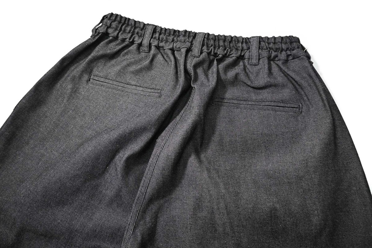画像4: Powderhorn Mountaineering Black Denim Easy Pants (4)
