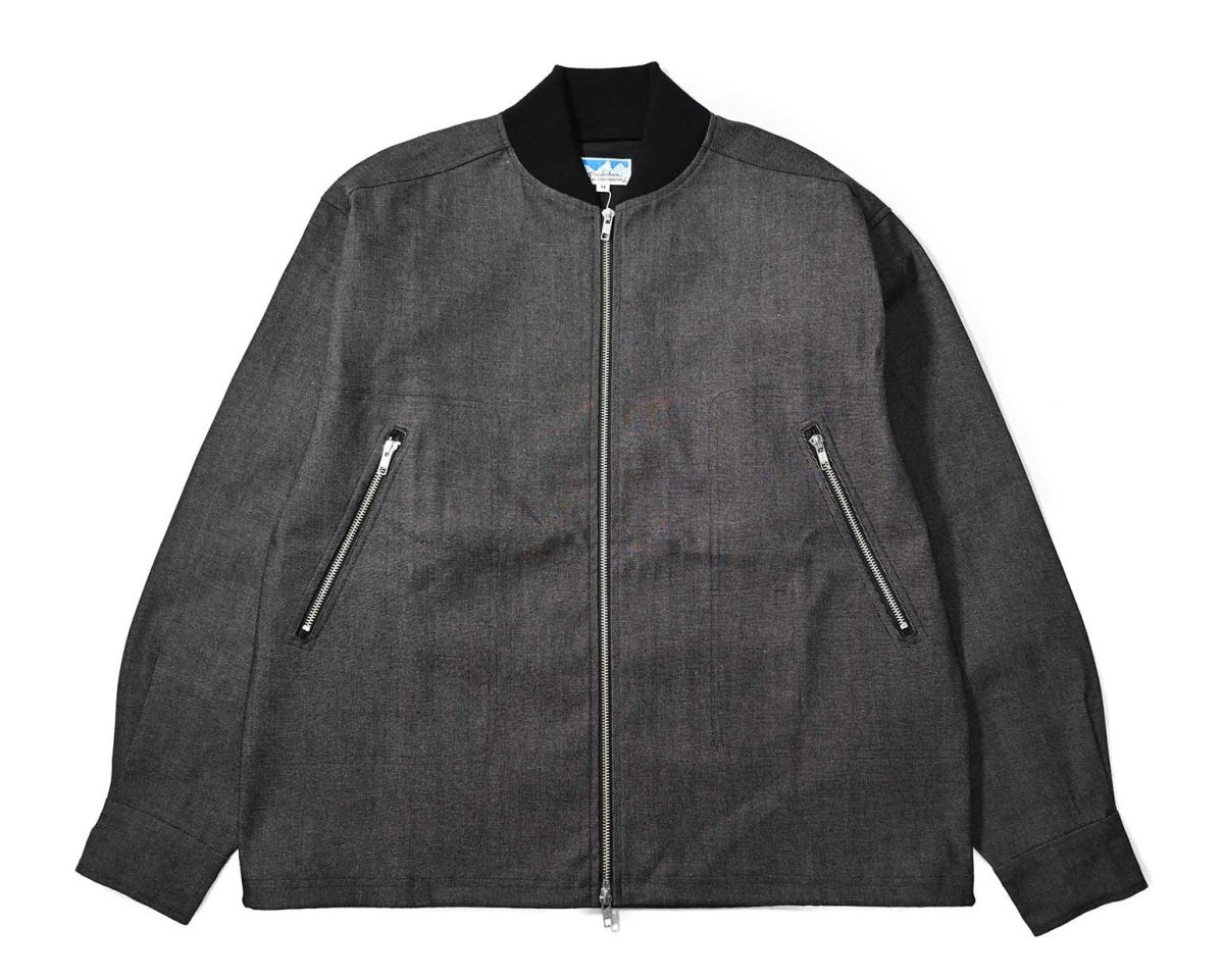 画像1: Powderhorn Mountaineering Black Denim Jacket (1)