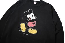 画像2: 80-90s Used Disney Raglan Sleeve Sweat Shirt made in USA (2)