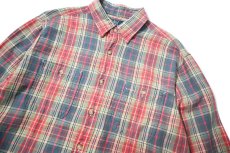 画像2: 90-00s Used Polo Ralph Lauren Flannel Shirt (2)