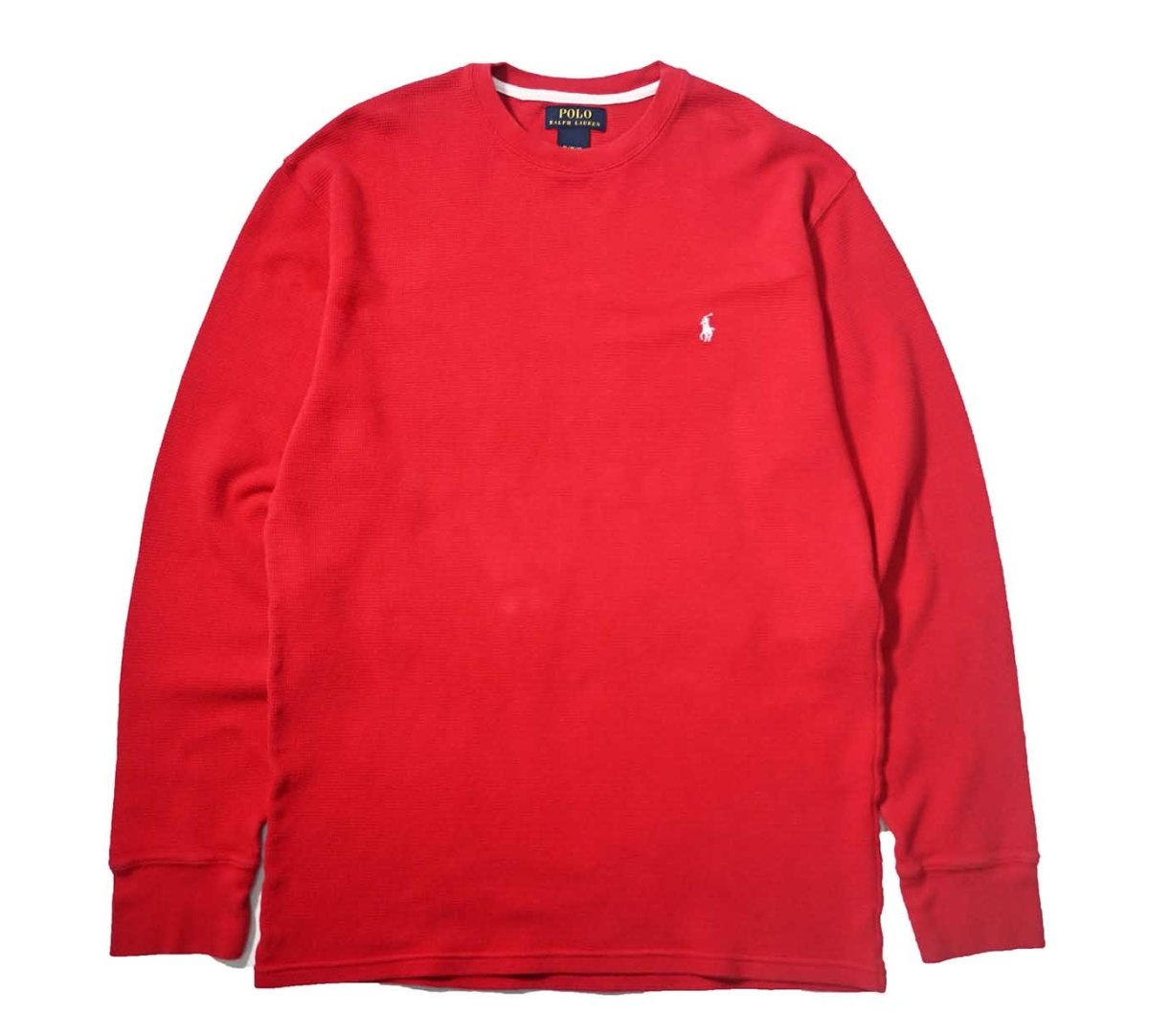 画像1: Used Polo Ralph Lauren L/S Thermal Red (1)