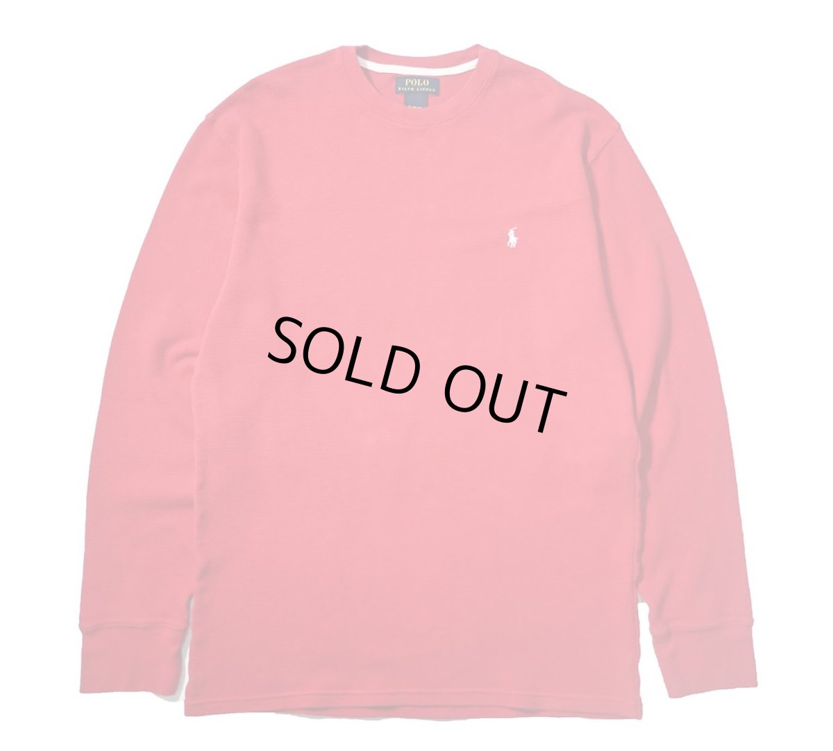 画像1: Used Polo Ralph Lauren L/S Thermal Red (1)