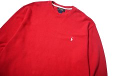 画像2: Used Polo Ralph Lauren L/S Thermal Red (2)