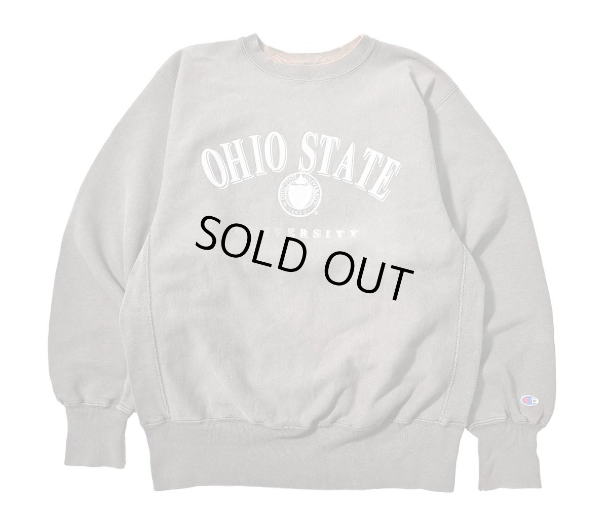 画像1: 90s Used Champion Reverse Weave Sweat Shirt "Ohio State University" made in USA (1)