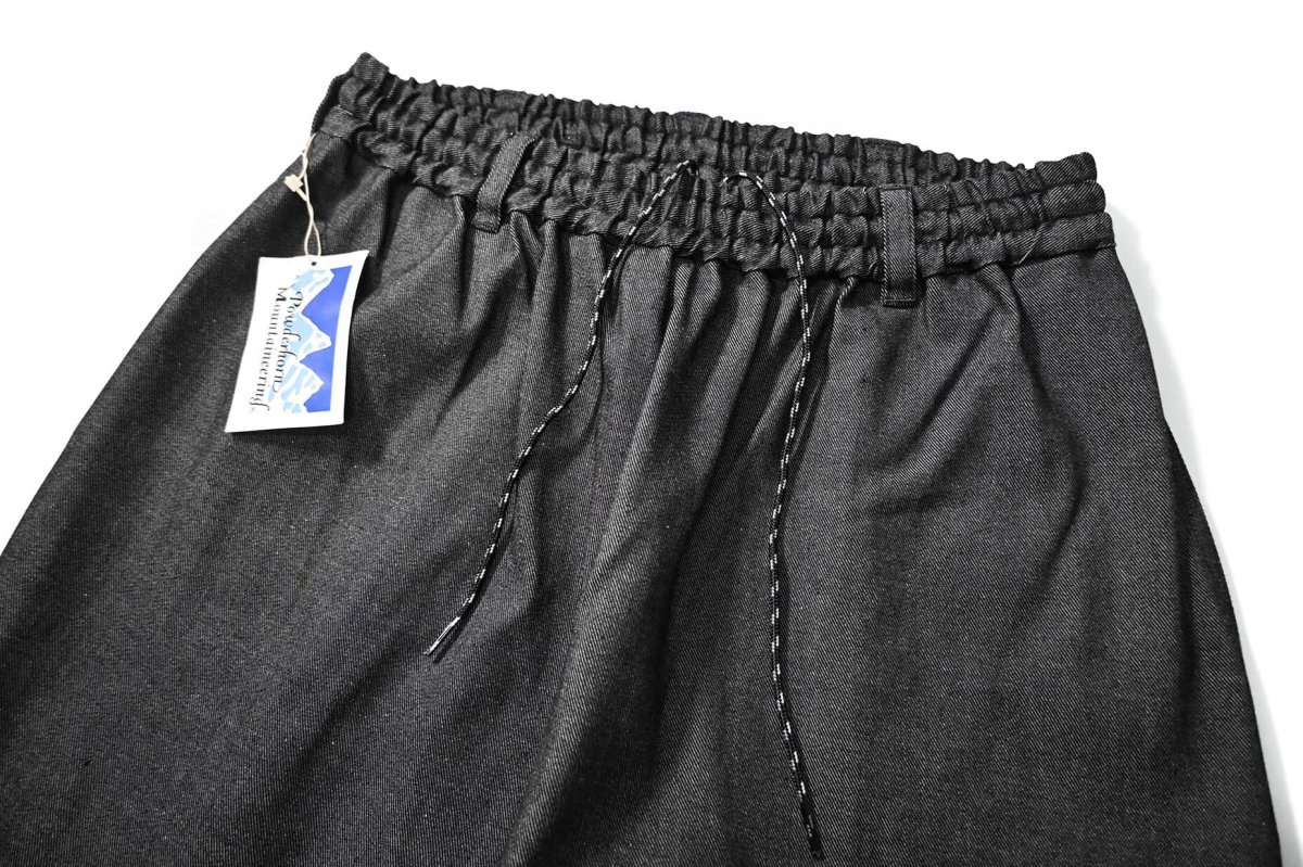 画像2: Powderhorn Mountaineering Black Denim Easy Pants (2)