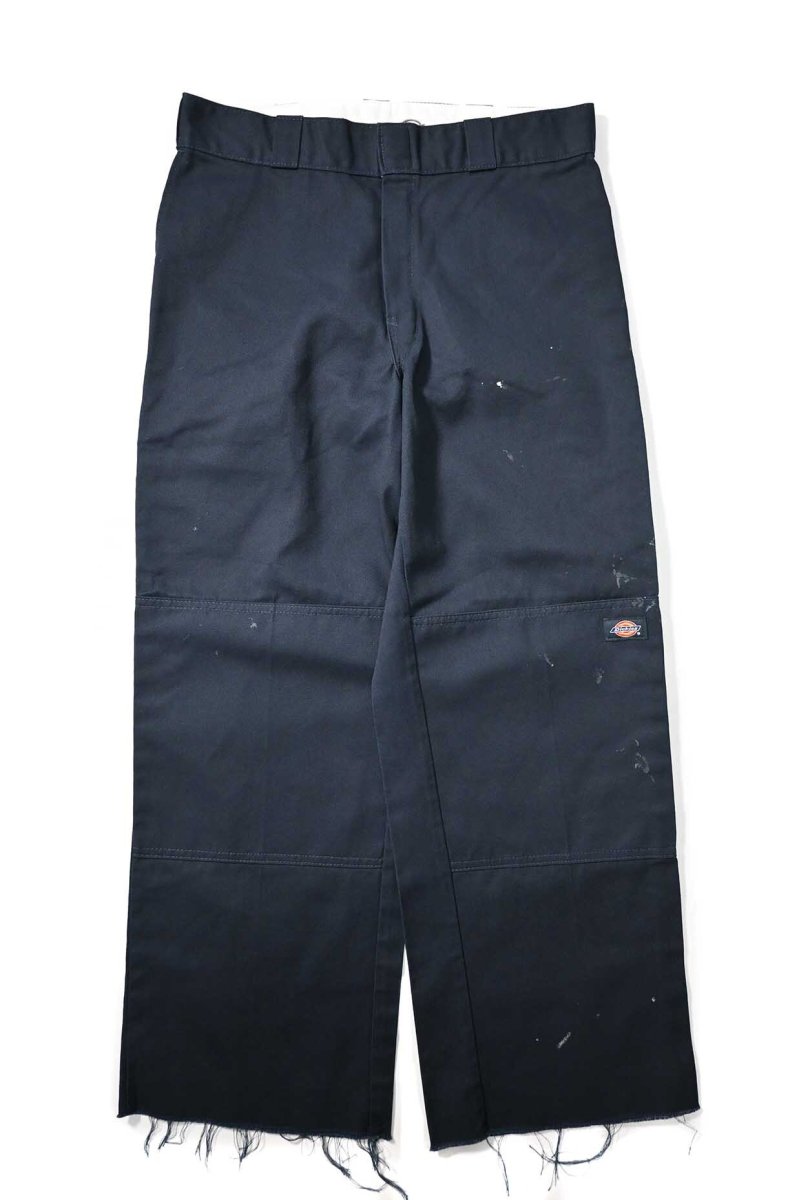 画像1: Used Dickies 85283 Double Knee Painted Work Pants Navy (1)