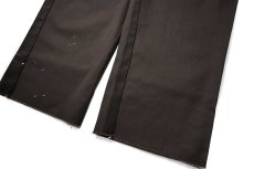 画像3: Used Dickies 874 Painted Work Pants Dark Brown (3)