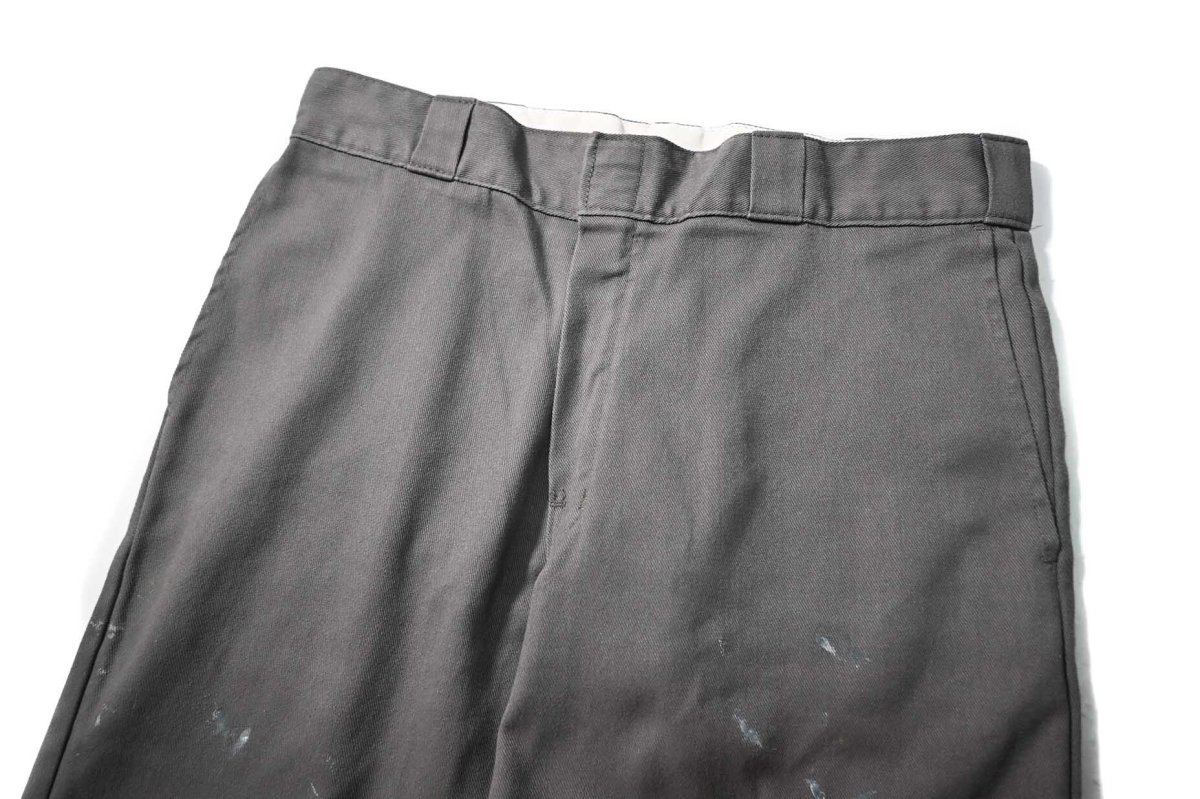 画像2: Used Dickies 874 Flex Painted Work Pants Gravel Gray (2)