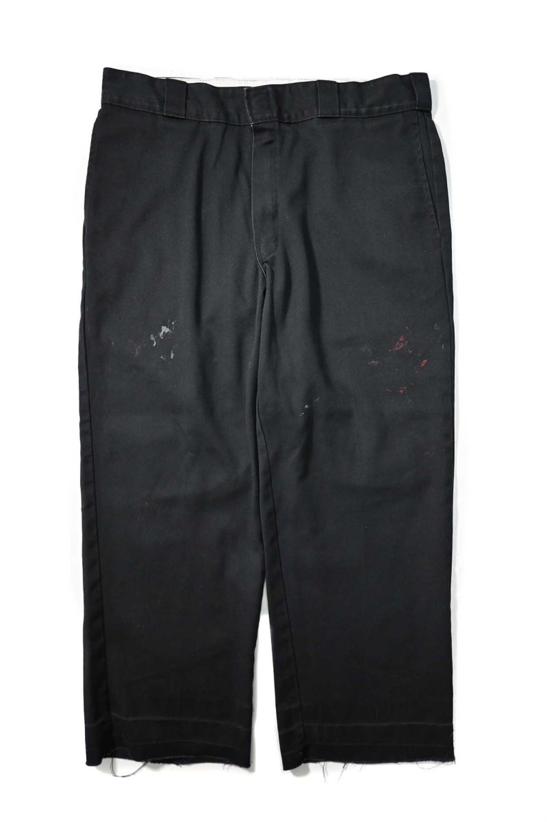 画像1: Used Dickies 874 Painted Work Pants Black (1)