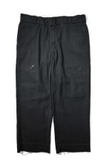 画像1: Used Dickies 874 Painted Work Pants Black (1)
