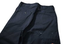 画像4: Used Dickies 85283 Double Knee Painted Work Pants Navy (4)