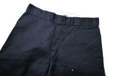 画像2: Used Dickies 85283 Double Knee Painted Work Pants Navy (2)