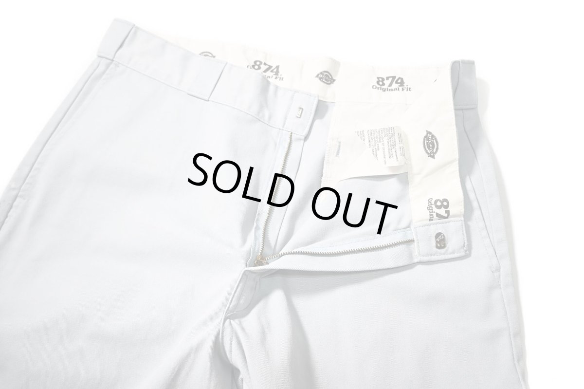 画像5: Used Dickies 874 Painted Work Pants Sax (5)