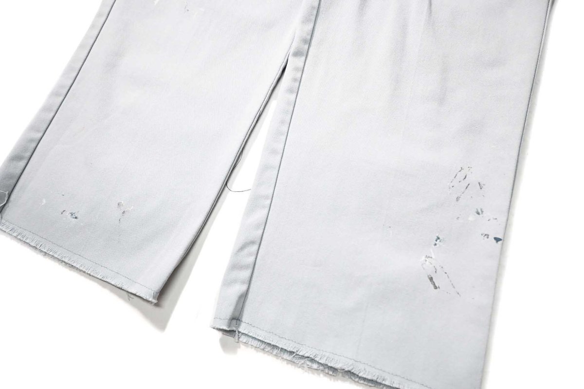 画像3: Used Dickies 874 Painted Work Pants Sax (3)