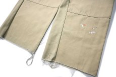画像3: Used Dickies 85283 Double Knee Painted Work Pants Khaki (3)