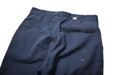 画像4: Used Dickies Industrial Wear Painted Work Pants Navy made in USA (4)