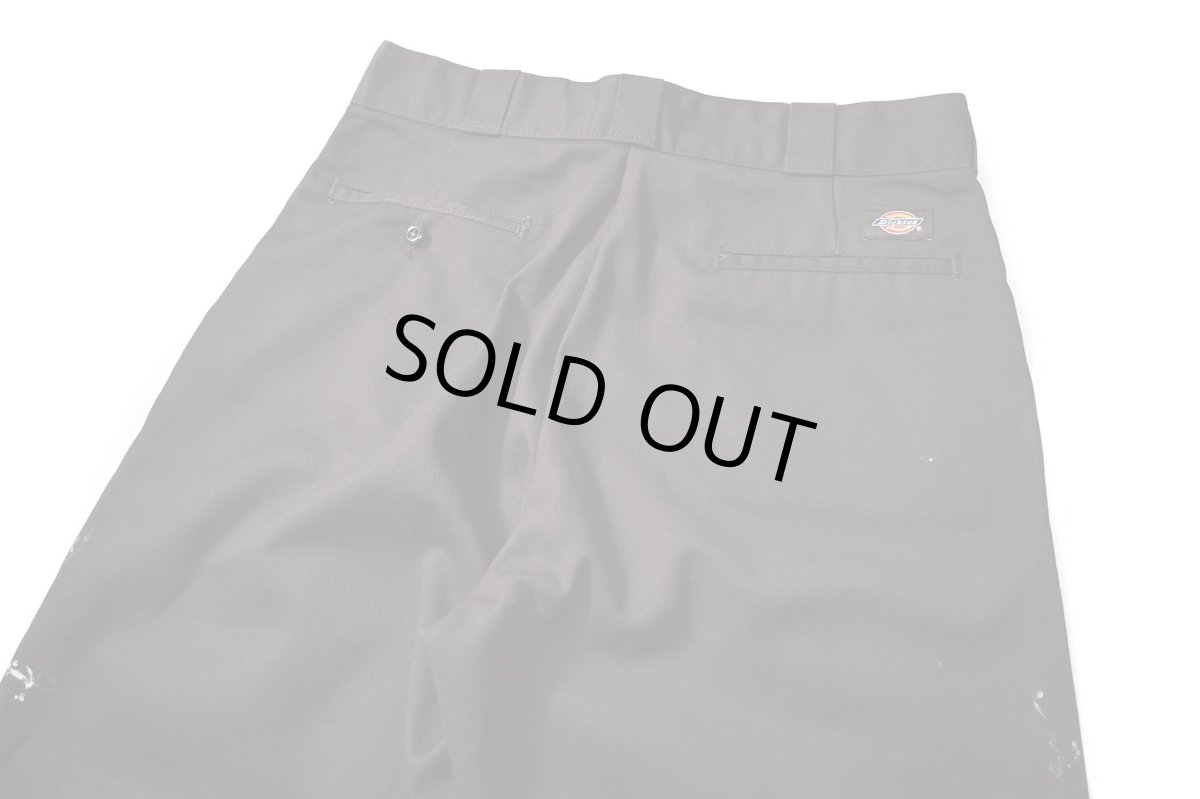 画像4: Used Dickies 874 Painted Work Pants Dark Brown (4)