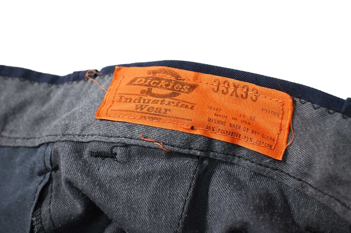 画像6: Used Dickies Industrial Wear Painted Work Pants Navy made in USA (6)
