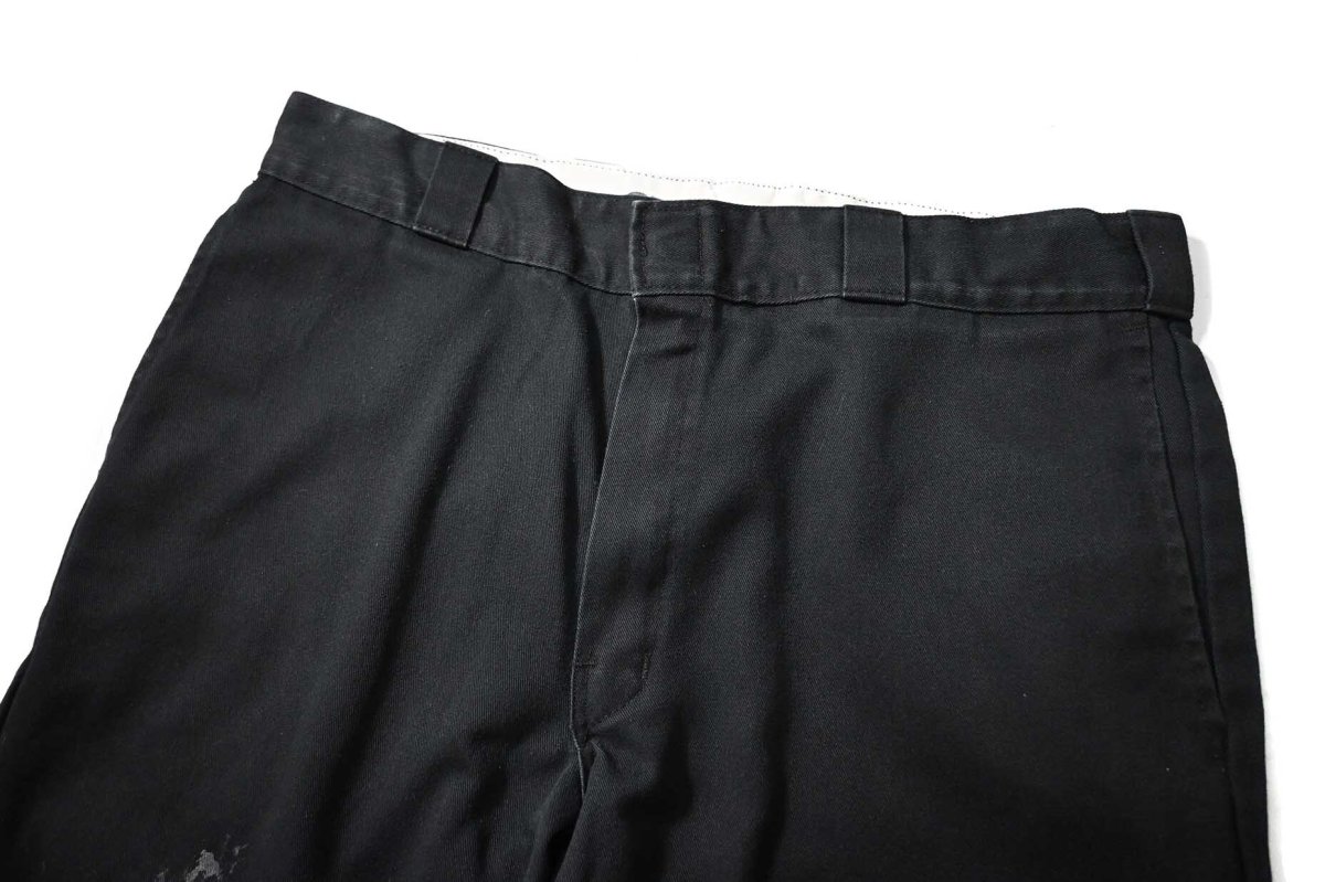 画像2: Used Dickies 874 Painted Work Pants Black (2)