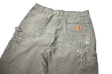 画像4: Used Carhartt Customized Duck Jorts Moss (4)