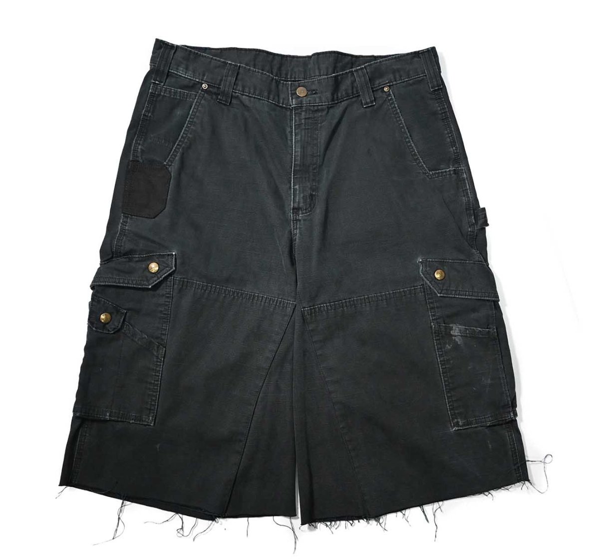 画像1: Used Carhartt Customized Jorts Black (1)