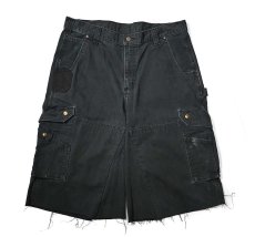 画像1: Used Carhartt Customized Jorts Black (1)