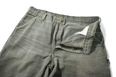 画像5: Used Carhartt Customized Duck Jorts Moss (5)