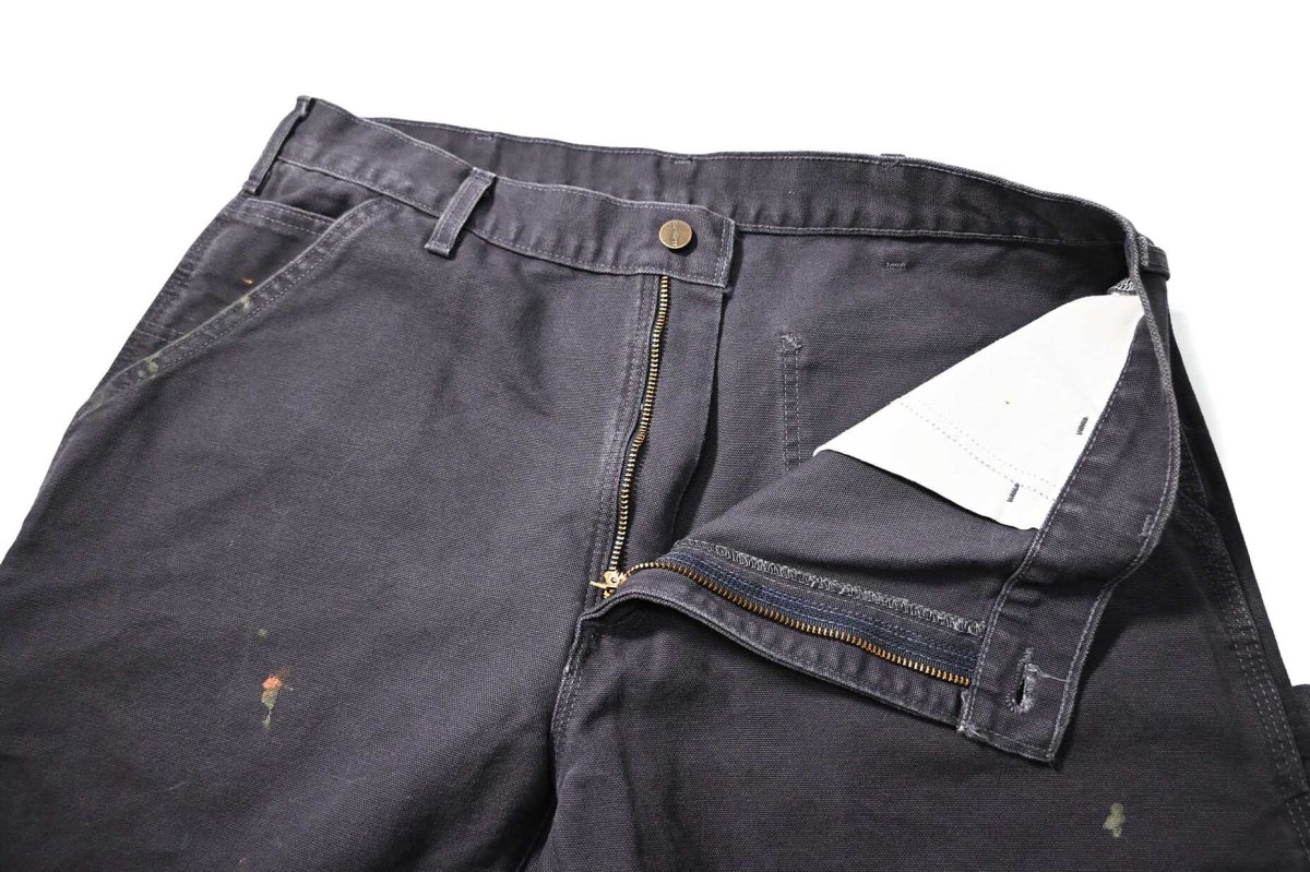 画像5: Used Carhartt Customized Duck Jorts Petrol Blue (5)