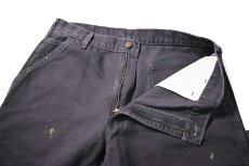 画像5: Used Carhartt Customized Duck Jorts Petrol Blue (5)