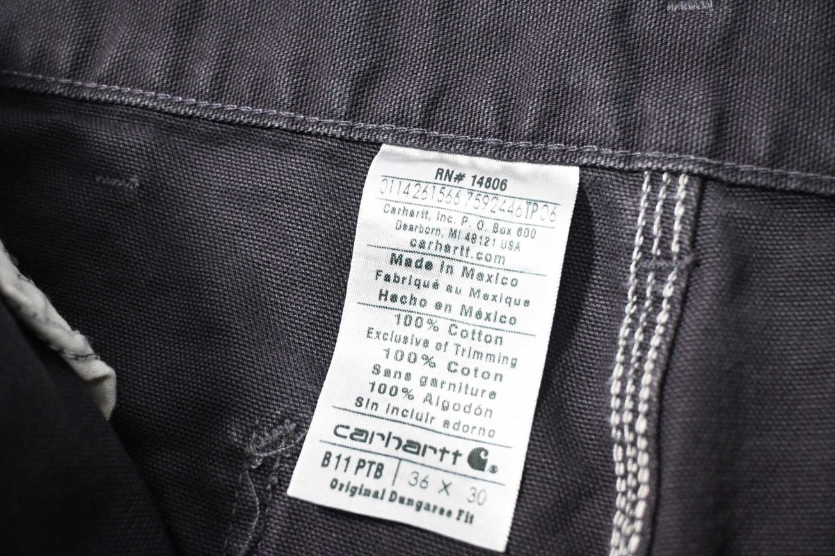 画像6: Used Carhartt Customized Duck Jorts Petrol Blue (6)
