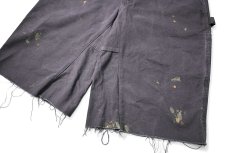 画像3: Used Carhartt Customized Duck Jorts Petrol Blue (3)
