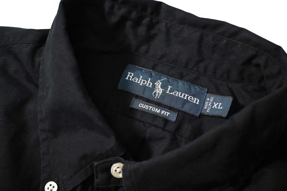 画像4: 90-00s Used Ralph Lauren Broad B/D Shirt "Custom Fit" (4)
