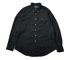 画像1: 90-00s Used Ralph Lauren Broad B/D Shirt "Custom Fit" (1)