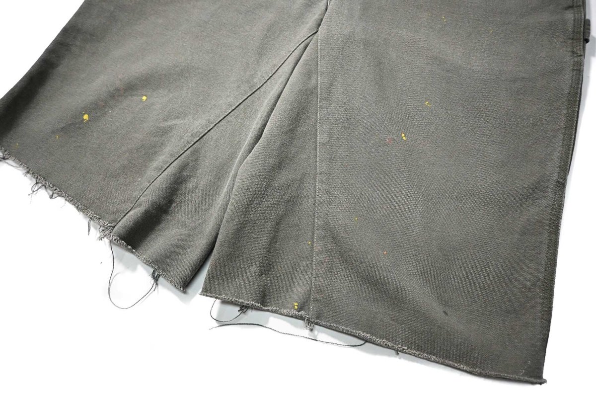 画像3: Used Carhartt Customized Duck Jorts Moss (3)