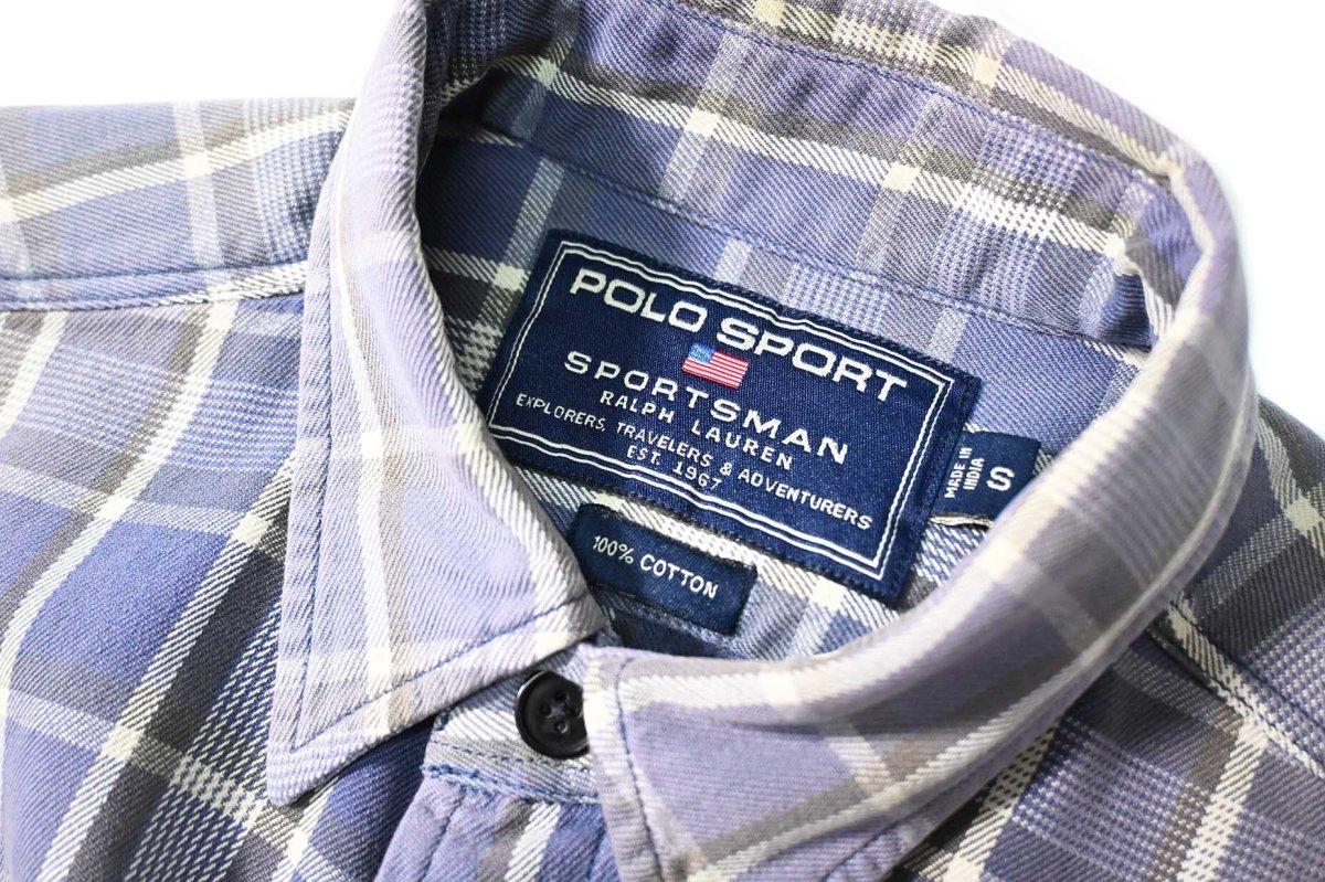 画像4: 90-00s Used Polo Sport Ralph Lauren Flannel Shirt (4)